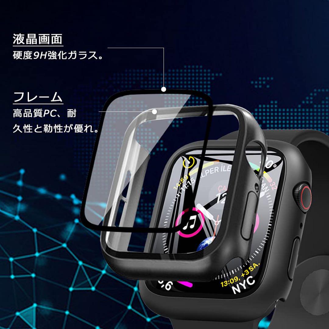 Apple Watch ケース 41mm カバー PC素材 41mm,シルバー