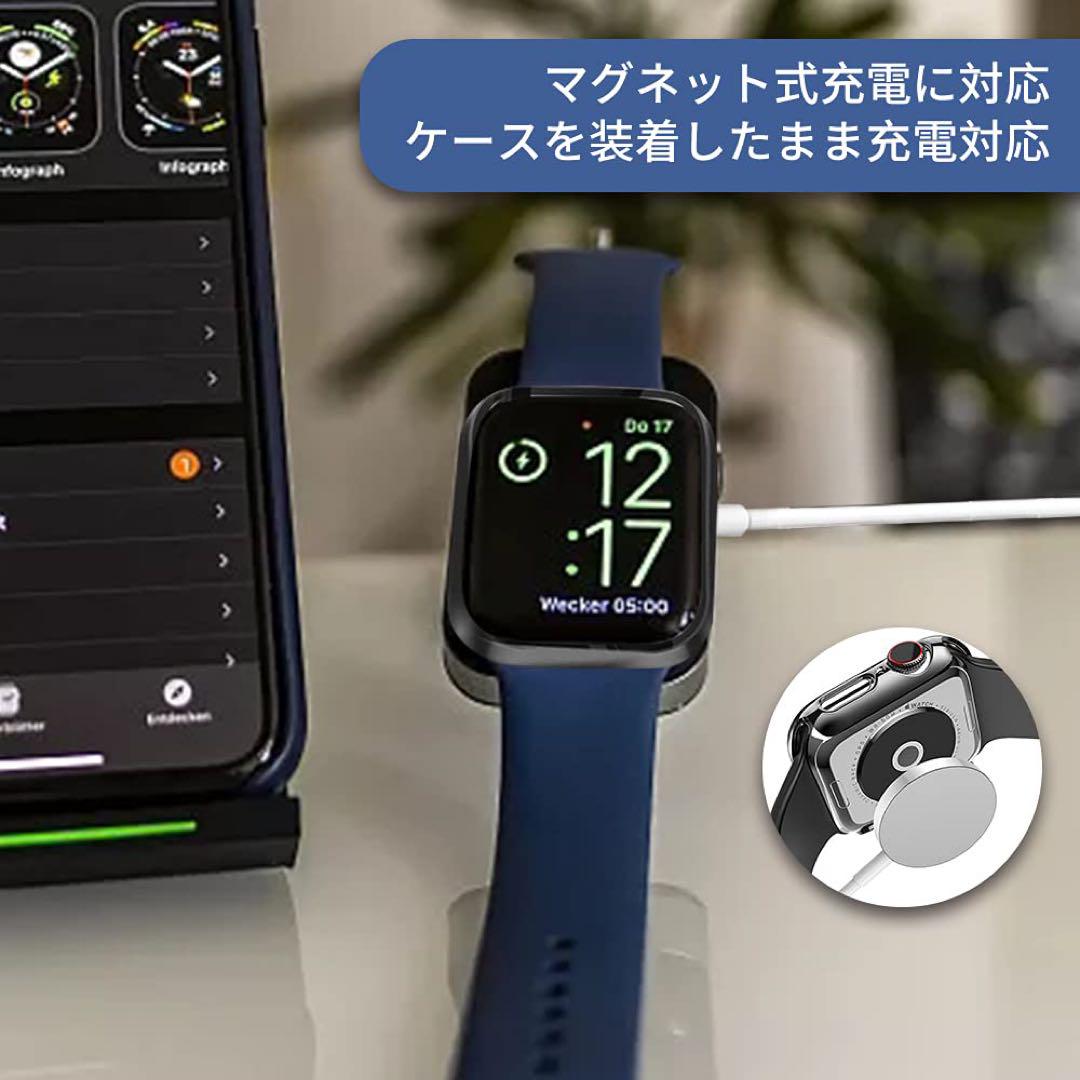 Apple Watch ケース 41mm カバー PC素材 41mm,シルバー