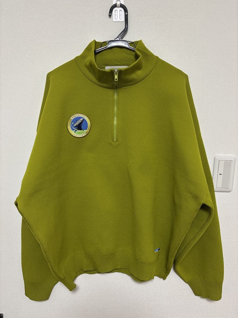 ずとまよ コズミック泥団子 ハーフジップスウェット オリーブ M-L