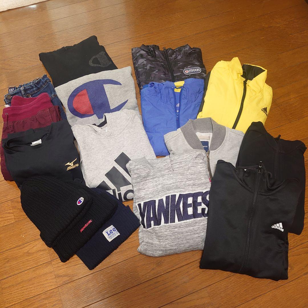 キッズ服セット Champion Adidas GAP ニット帽 16点