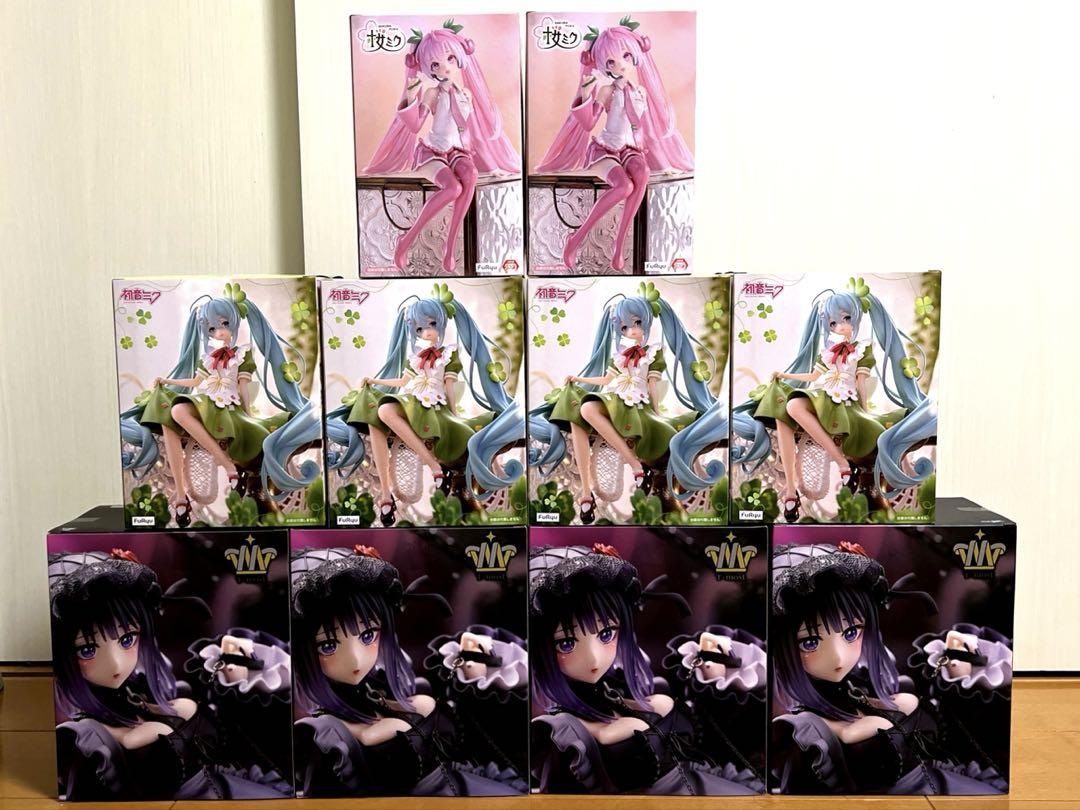初音ミク　フィギュア　 桜ミク　クローバー　着せ恋　喜多川海夢　１０点セット