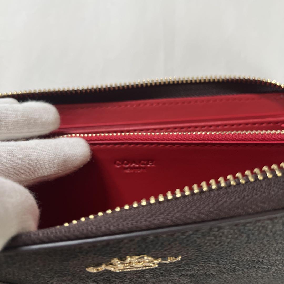 COACH コーチ　長財布　CW778 ブラウン　ラウンドジップ　新品未使用