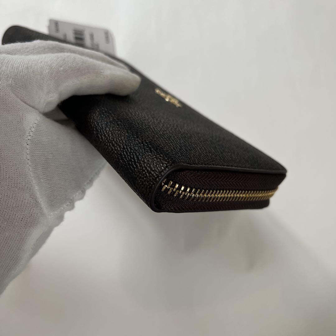 COACH コーチ　長財布　CW778 ブラウン　ラウンドジップ　新品未使用