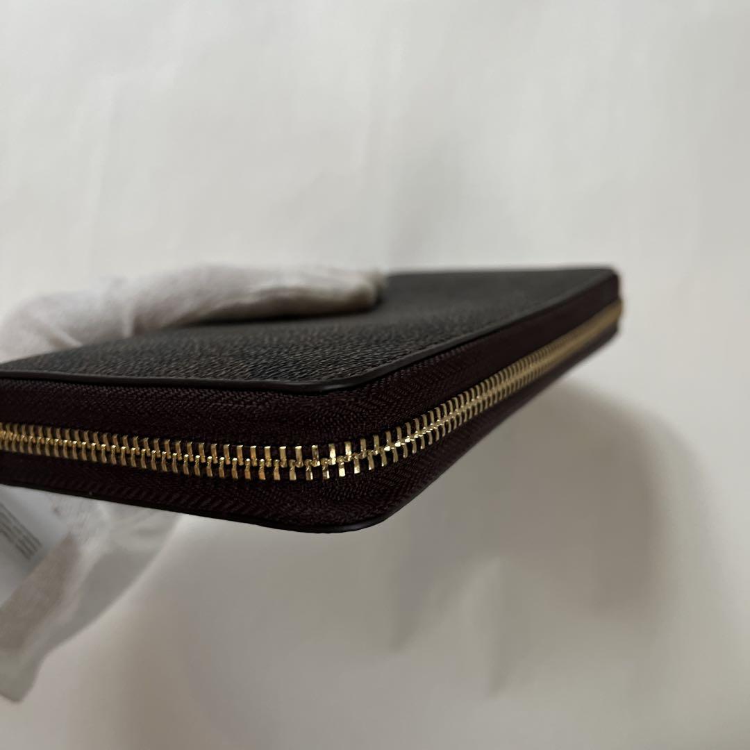 COACH コーチ　長財布　CW778 ブラウン　ラウンドジップ　新品未使用