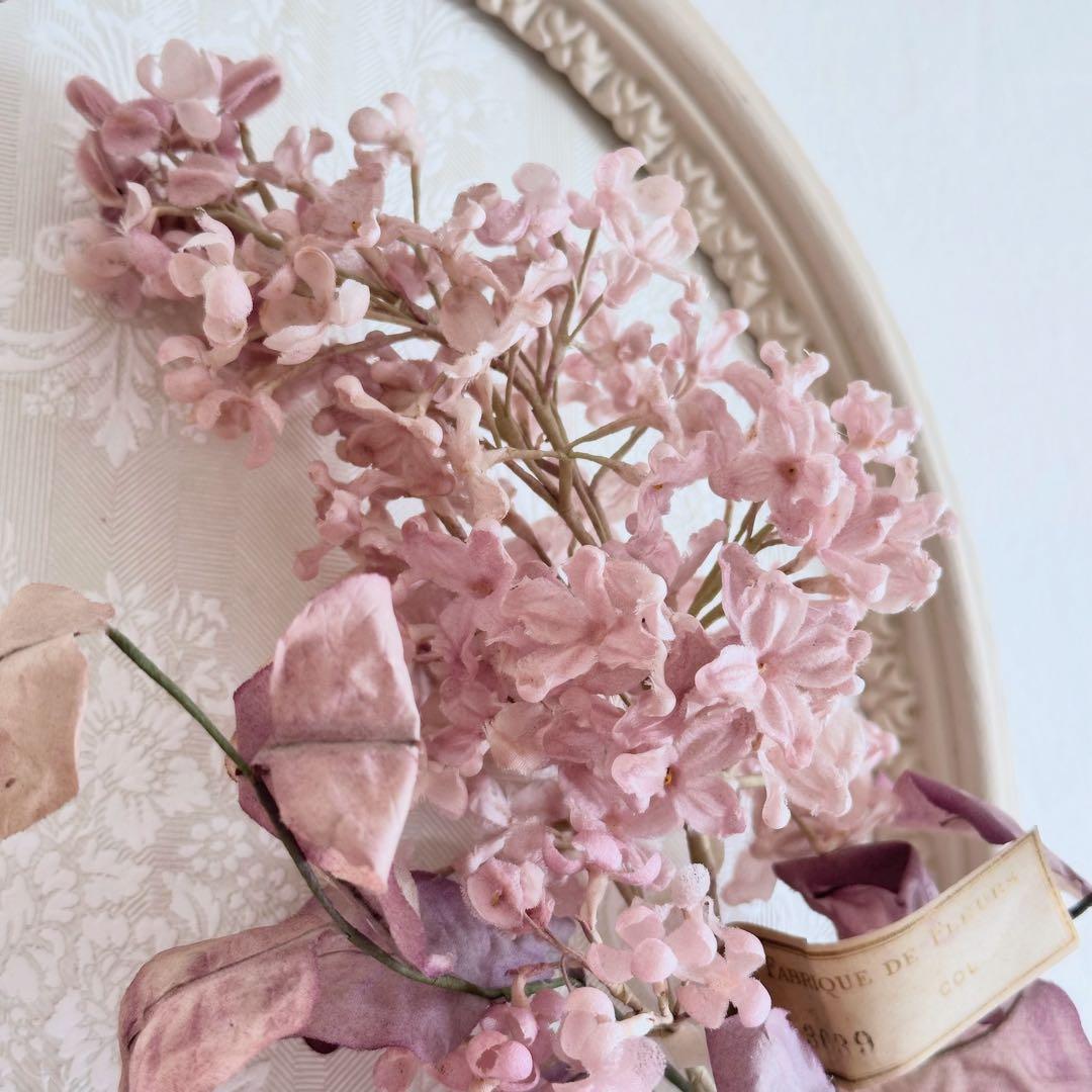 フランスアンティーク　布花　ライラック　シャビー フランスアンティーク 布花 ライラック シャビー - メルカリ