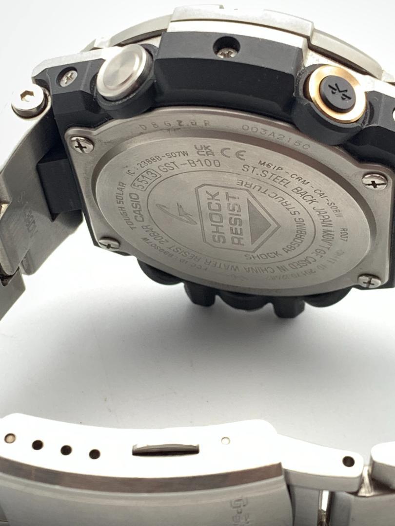 【稼働】カシオ　CASIO G-SHOCK G-STEEL GST-B100D