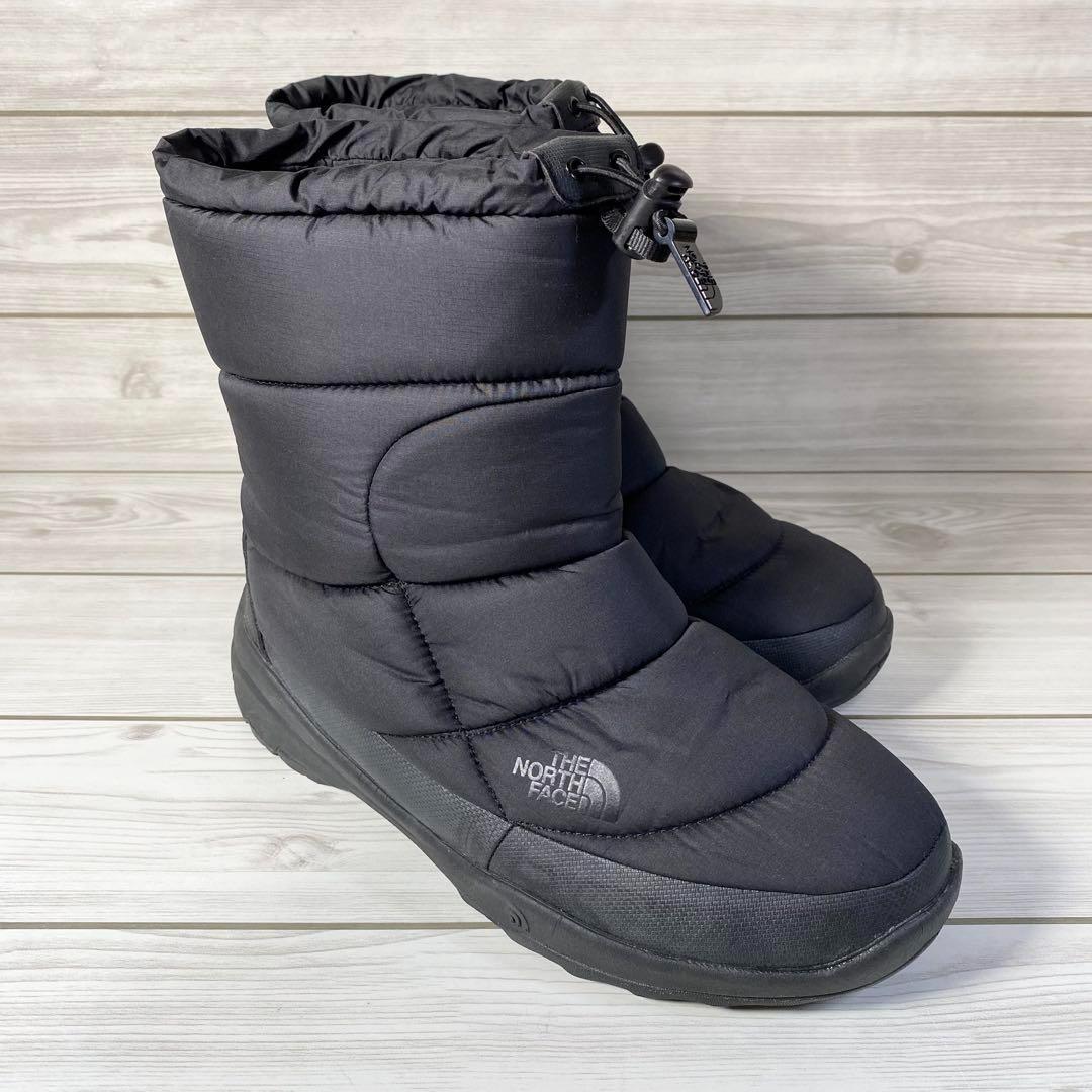 1136【美品】ザノースフェイス TEKWPROOF スノーブーツ 黒 27