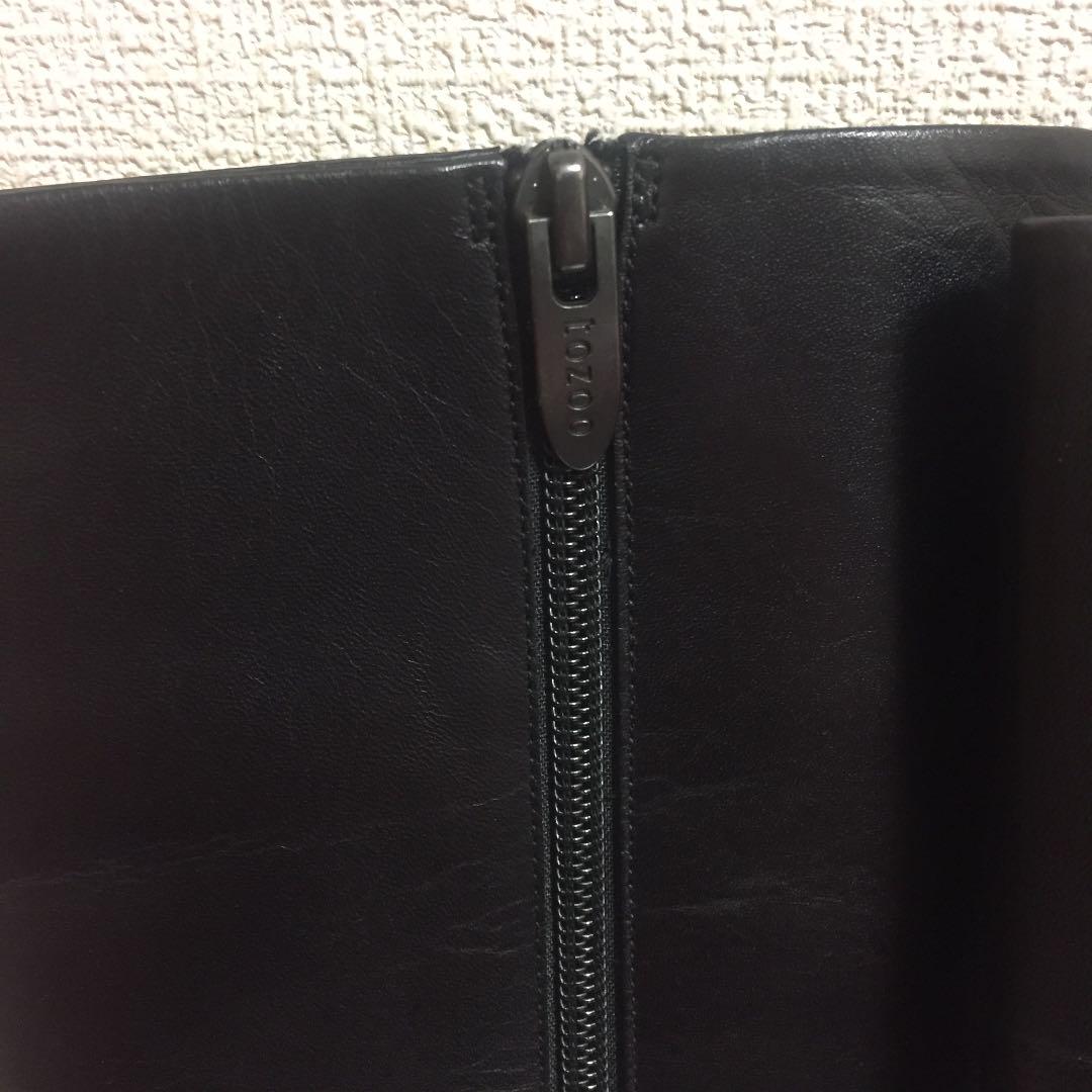 安い超特価 tozooロングブーツ 本革❣️ H0nlZ-m10585396657 黒 定番人気低価