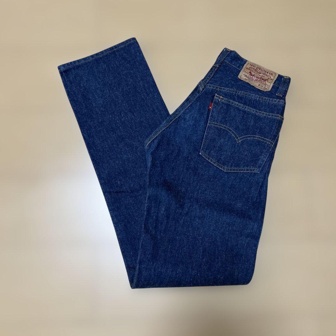 濃紺 USA製 90s Levi‘s 501 デニムパンツ 28X32