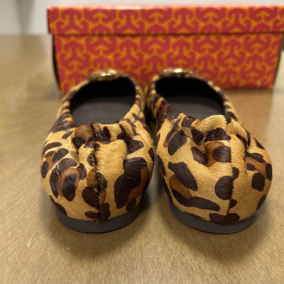 TORY BURCH パンプス レオパード柄 ハラコ 8M TORY BURCH パンプス レオパード柄 ハラコ 8M - メルカリ