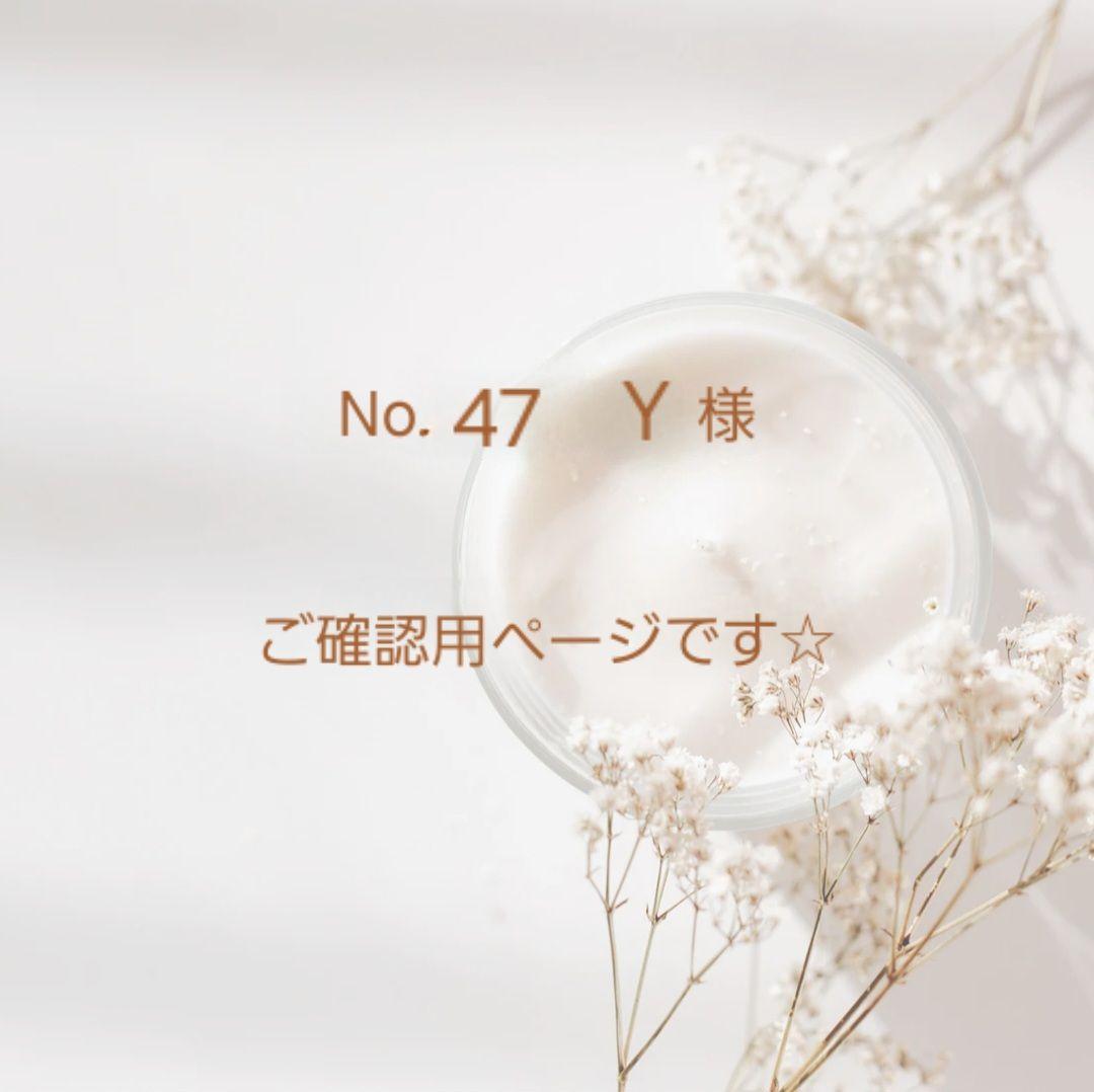 No.47 Y様 ご購入専用ページです☆