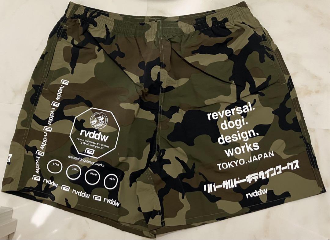 reversal リバーサル マルチロゴ ナイロンショートパンツ