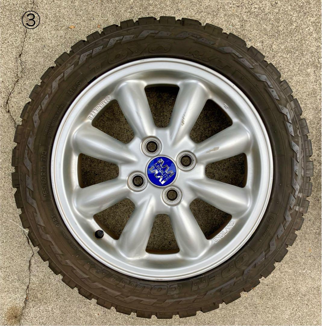 MINILITE 15インチ+OPENCOUNTRY 165/60R15