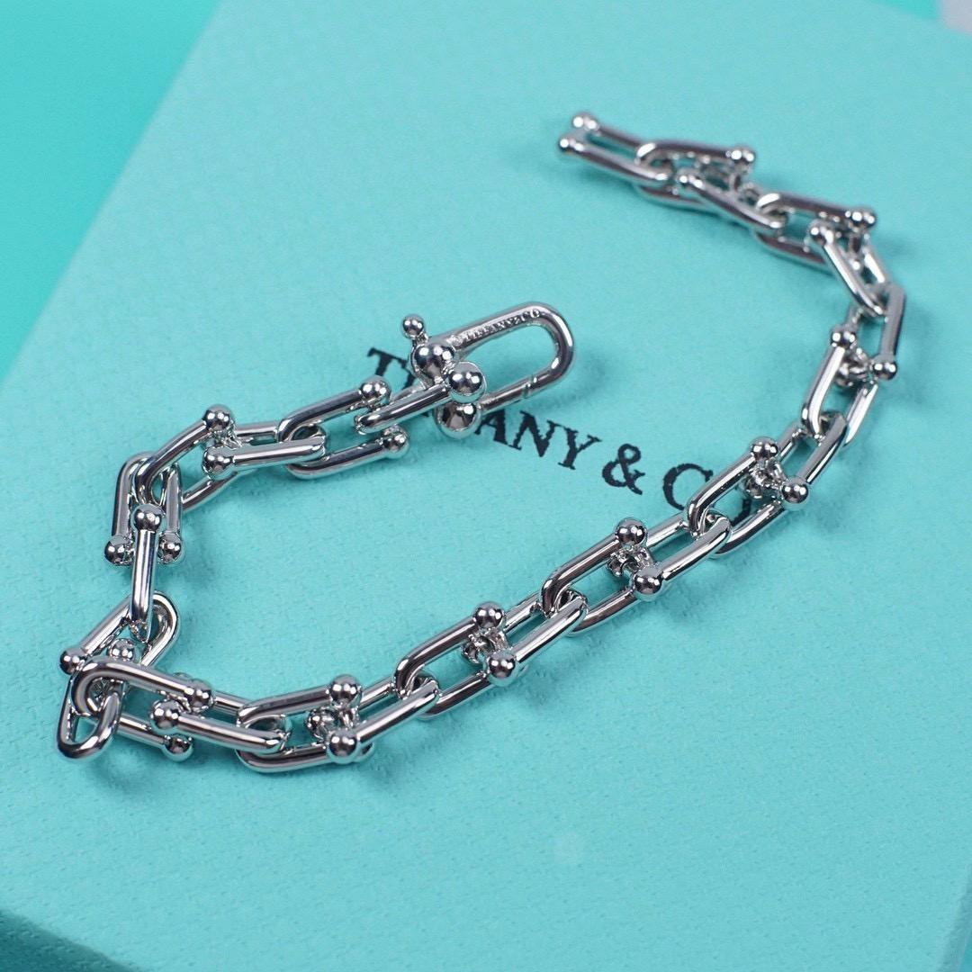 Tiffany ティファニー ハードウェア スモール リンク ブレスレットL-1