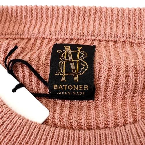 C06137 新品 24SS BATONER シルクニット セーター ：2