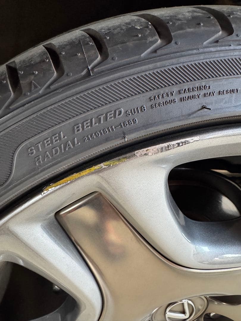 SC430純正18インチ ホイールセット