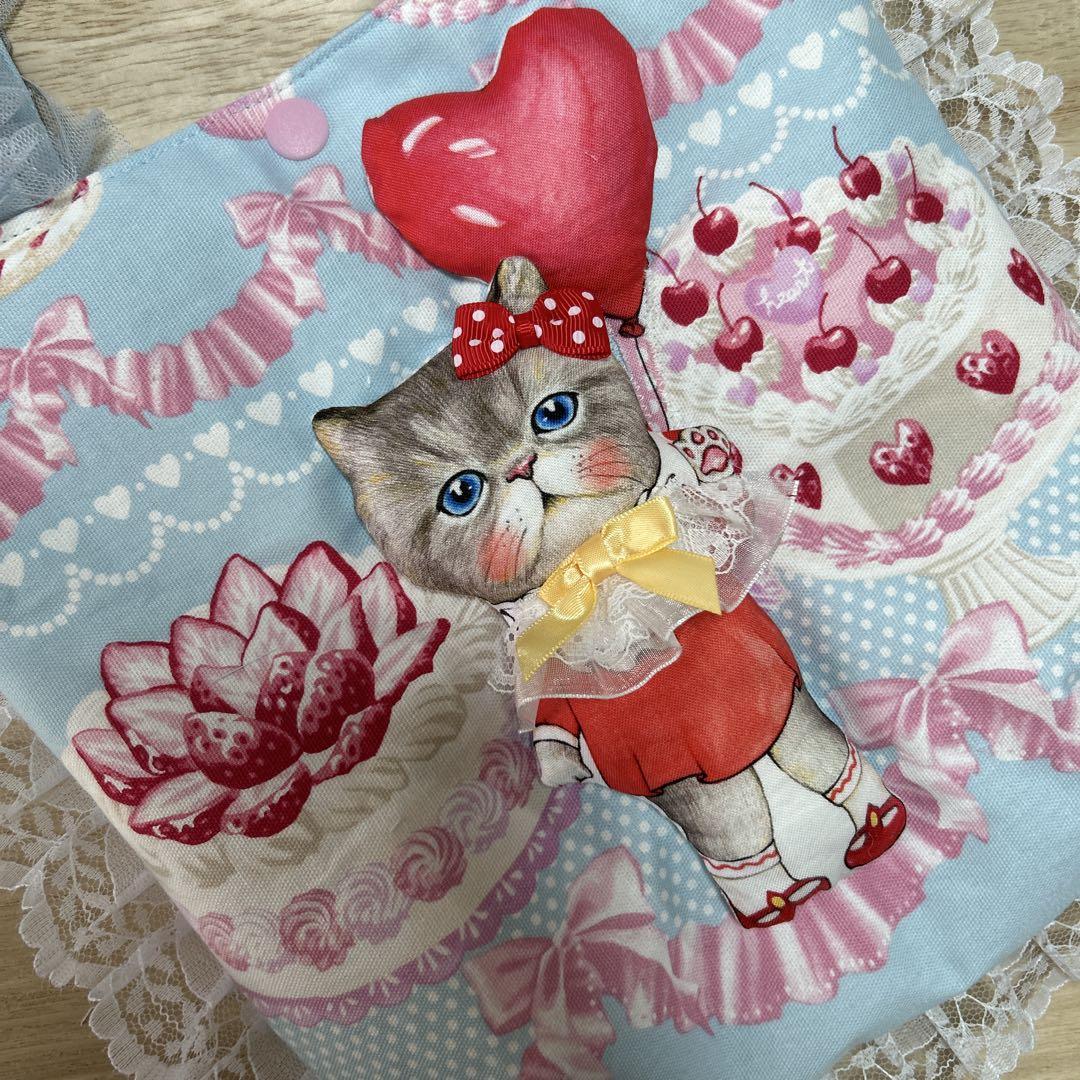 コヤンイサムチョン　ルミちゃん着ぬぐるみころりんトートバッグ コヤンイサムチョン♡うさぎ着ぐるみルミちゃんのいちごフリル