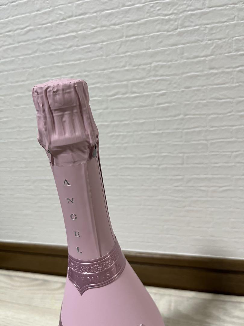 【未開栓】エンジェル　シャンパン　ドゥミセック　ピンク　ロゼ