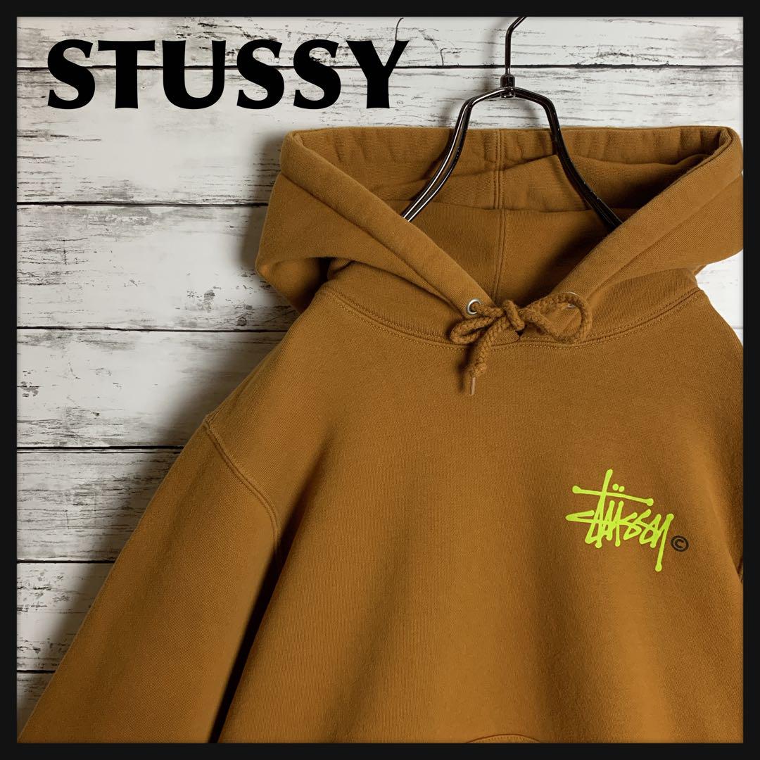 【即完モデル‼︎】STUSSY◎好配色 ストックロゴ パーカー B752