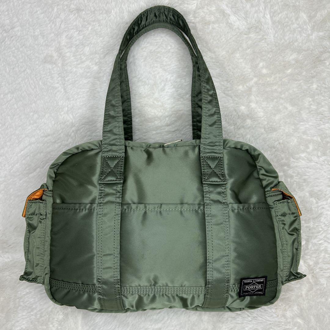 PORTER タンカー ダッフル ボストン バック L セージグリーン吉田カバン