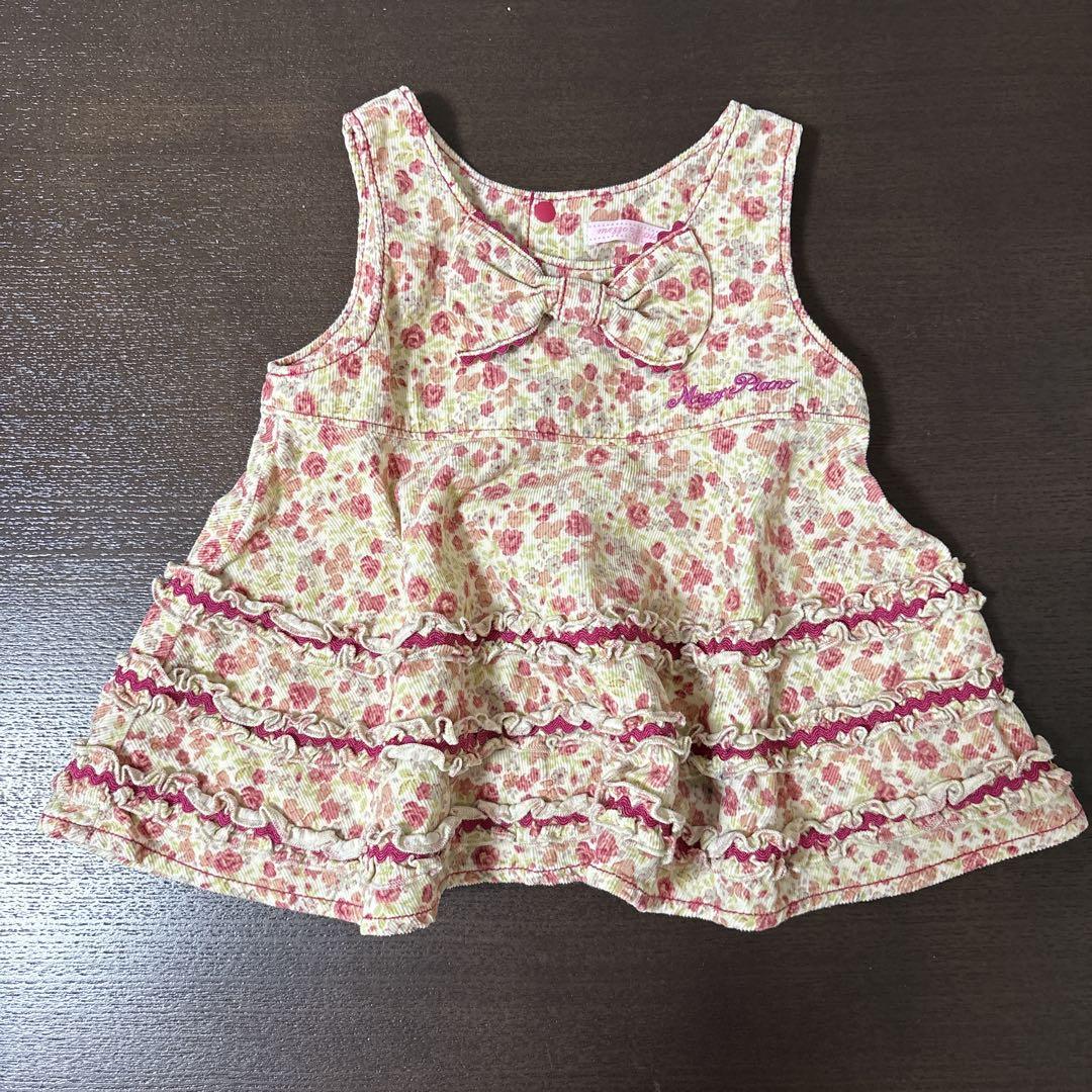 数量は多 80女の子まとめ売り メゾピアノ 夏秋服 ボトムス3枚 トップス4枚 トップス