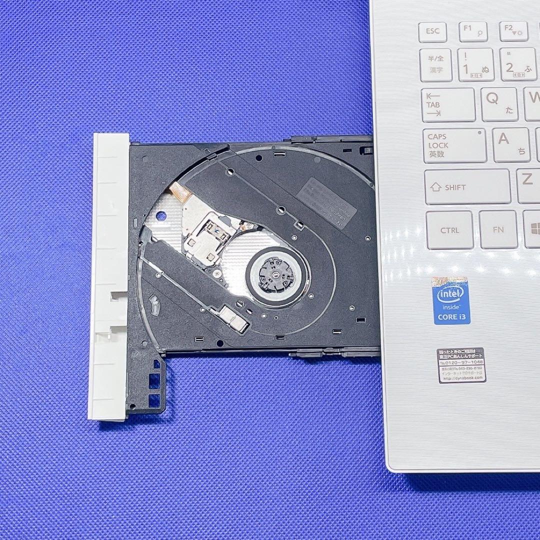 動作良好✨サクサク動くSSD/事務学習用に最適✨東芝白ノート
