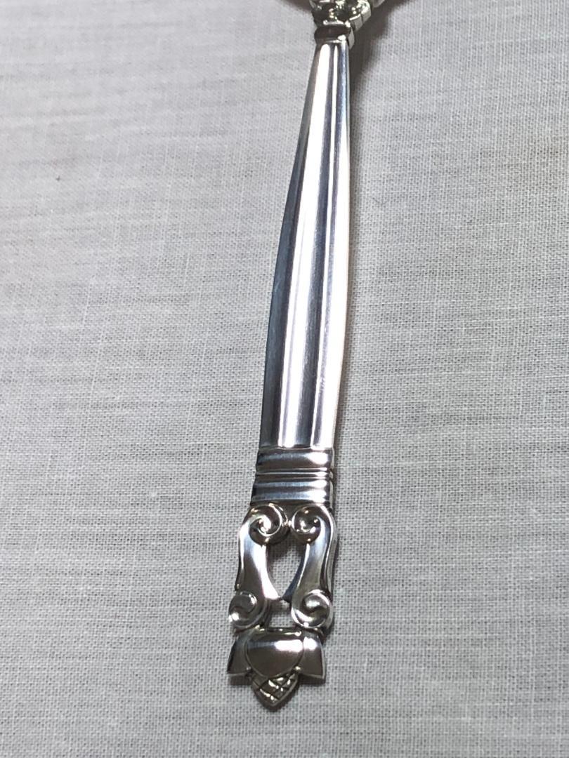 美品 ジョージジェンセン ACORN デザートスプーン STERLING ⑤