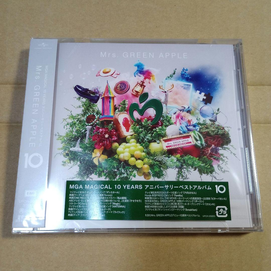 美品☆通常盤CD Mrs. GREEN APPLE 10 ステッカー＆シリアル付