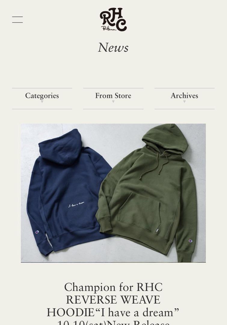 champion ロンハーマン　rhc パーカー