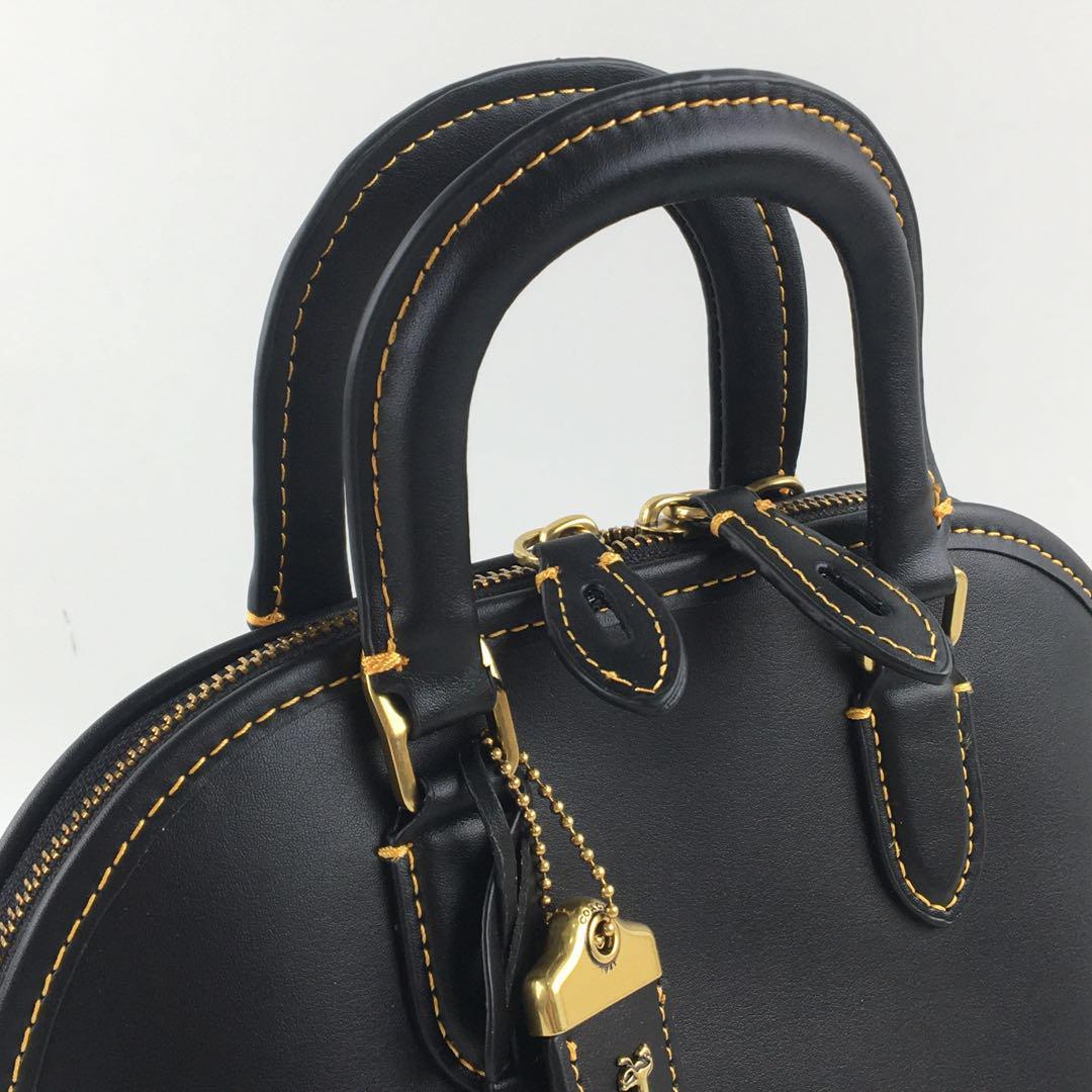 新品未使用 COACH レベル シェルバッグ ブラック