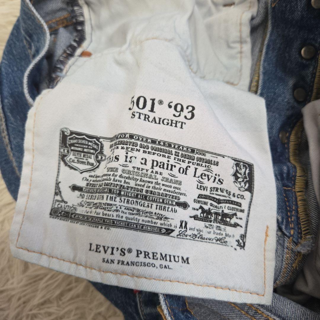 Levi's 501XX 93年復刻 ビックE W33 インディゴ 4985 - メルカリ