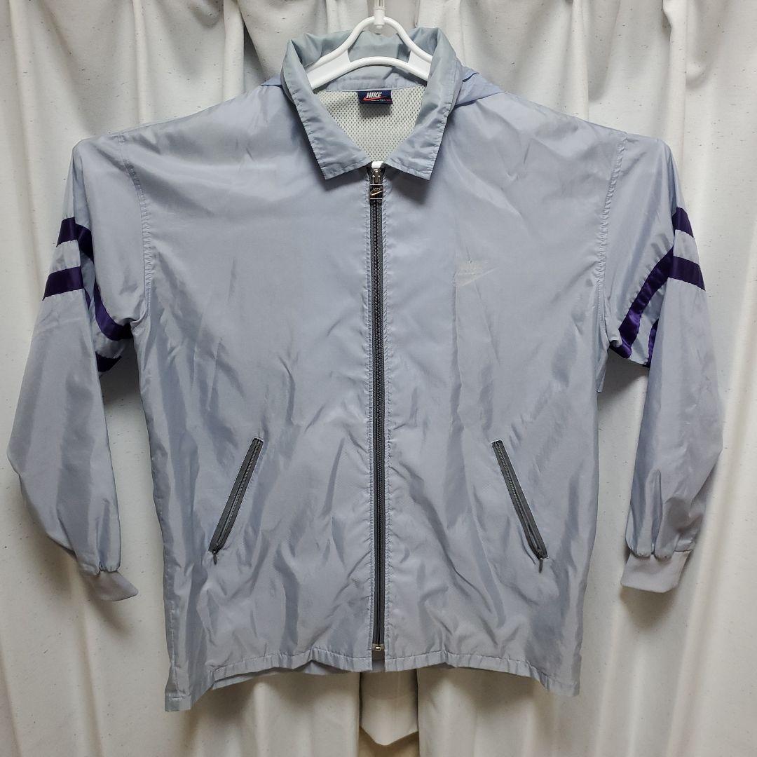 激レアヴィンテージNIKE 80s90sグレー ジップアップジャケット XL