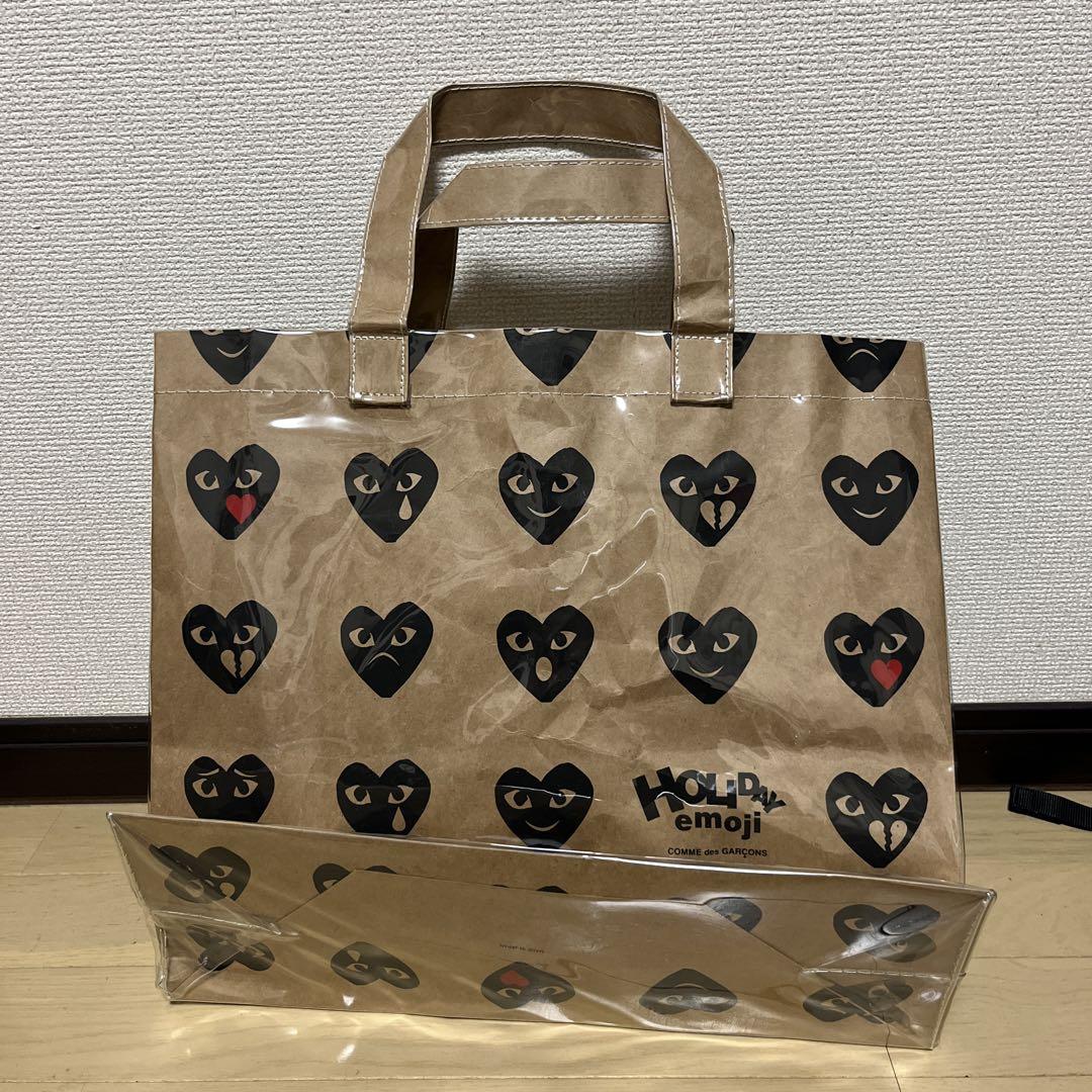 COMME des GARÇONS HOLIDAY emojiトートバッグ