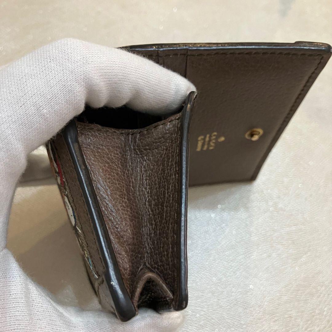 極美品　GUCCI　 グッチ 折り財布 ディズニードナルド GGスプリーム