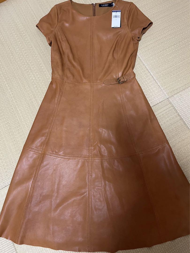 ラルフローレン　ワンピース　半袖　レザー　新品