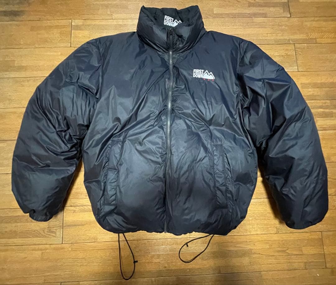 ダウンジャケット ブラック グリーン