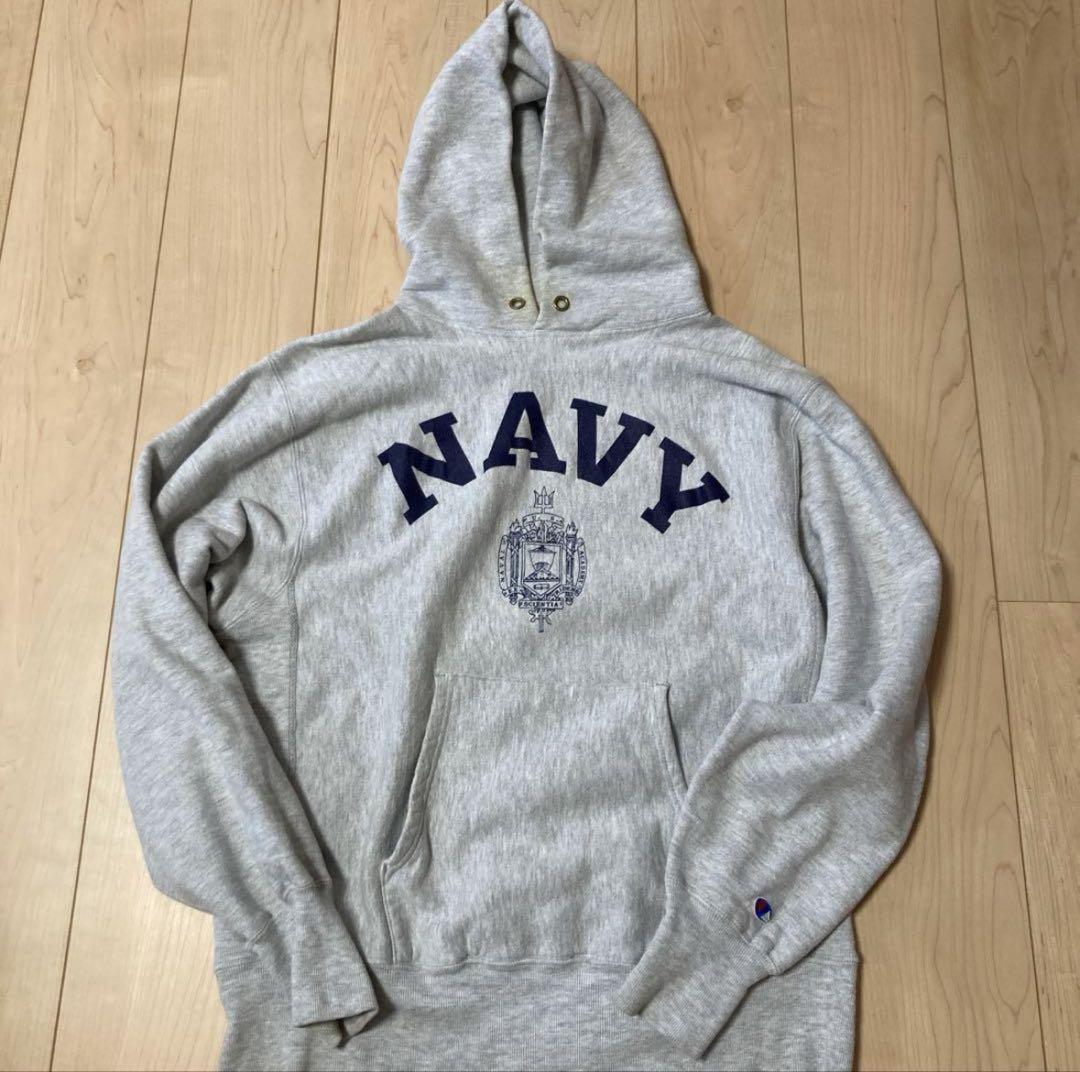 チャンピオン ミリタリーリバースウィーブ NAVY サイズL
