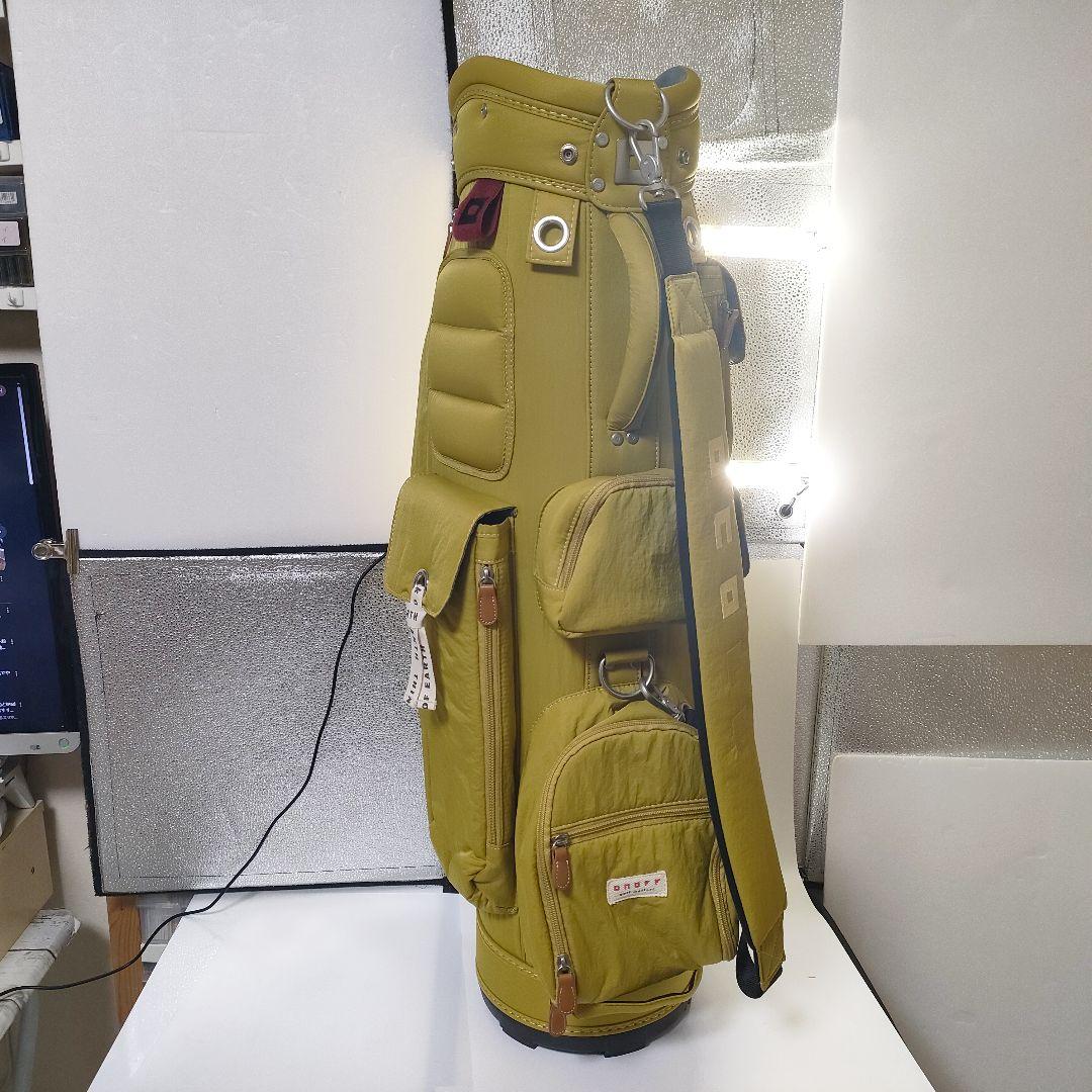 【極美品】ONOFF マスタード 2022年モデル ゴルフバッグ