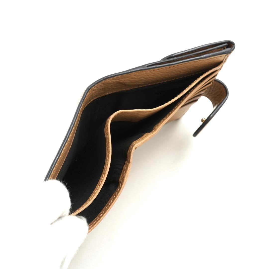 ✨未使用に近い✨ GUCCI ミニ財布 インターロッキング GGロゴ 二つ折り