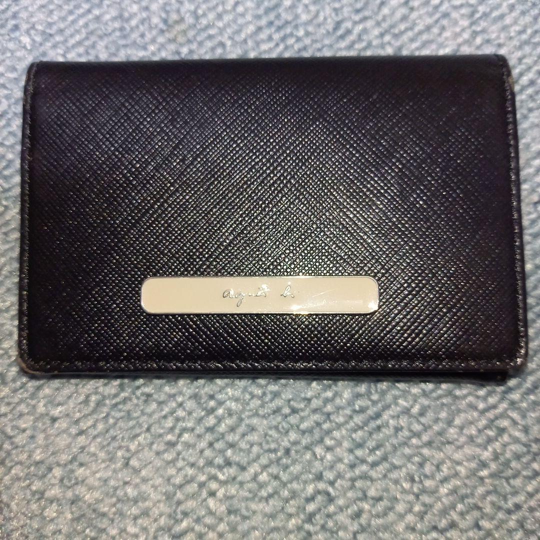 agnes b. 名刺入れ 黒 中古