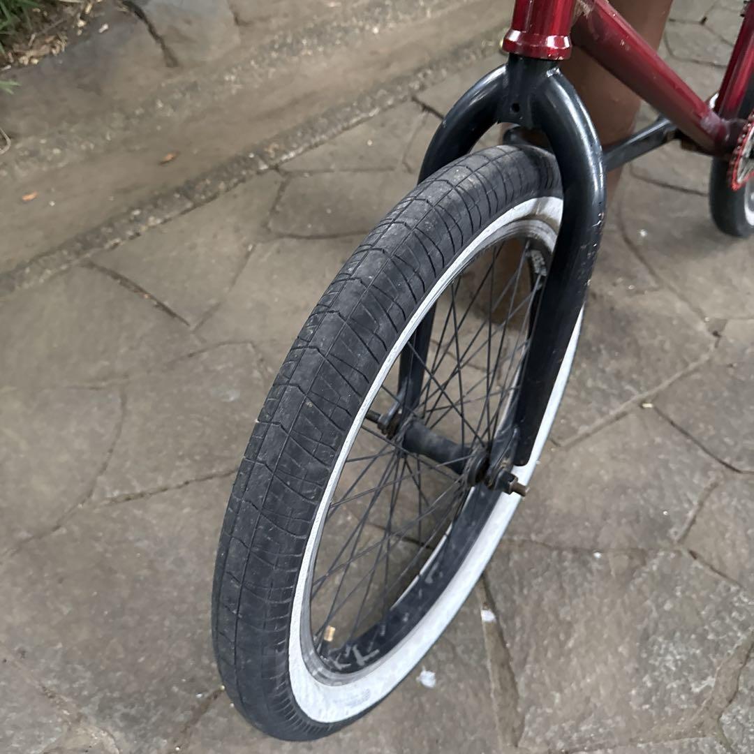正規代理店 レッド メルカリ - フリコー フラットバー バイク BMX 自転車本体