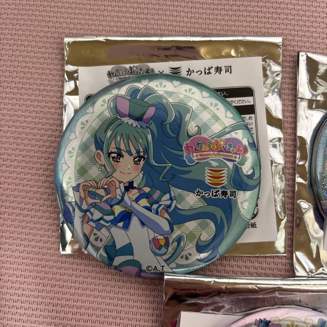 わんだふるプリキュアワンピース4点セット　ブレンディ　かっぱ寿司　ミラー わんだふるプリキュアワンピース4点セット ブレンディ かっぱ