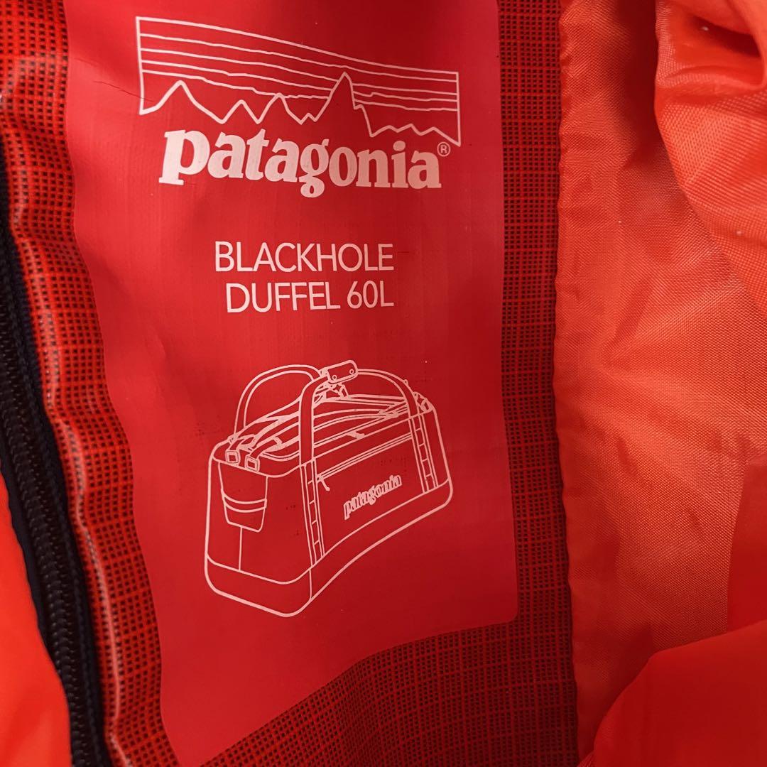 【美品】patagonia パタゴニア ブラックホールダッフル 60