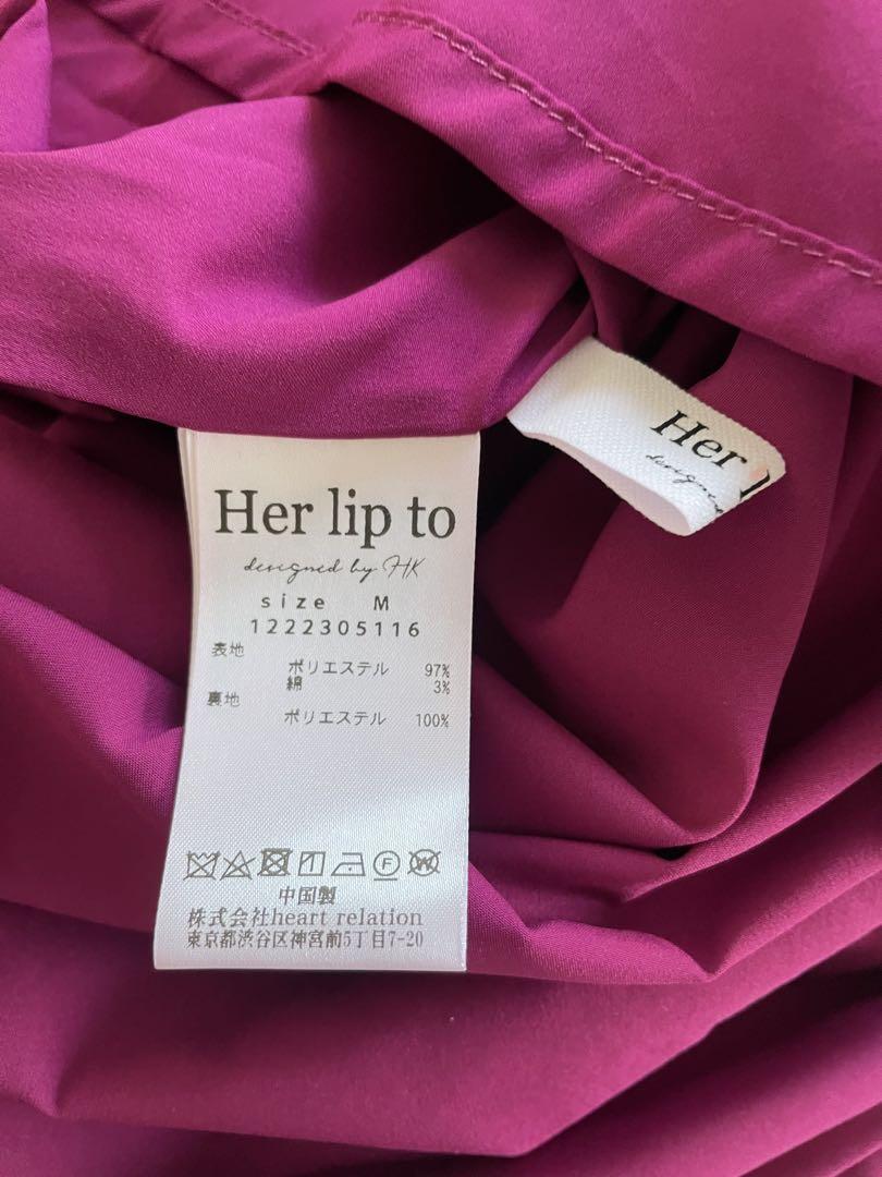 ワンピース herlipto Double Bow Summer Long dress