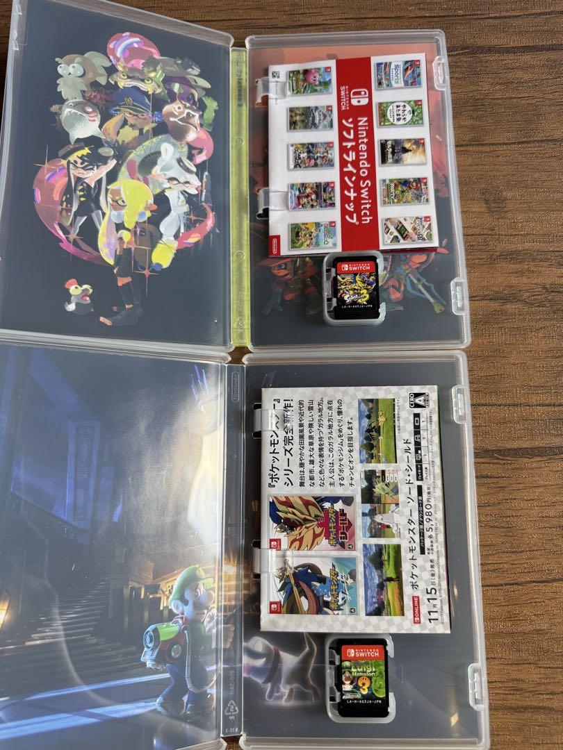 美品　スプラトゥーン3 ルイージマンション3 Switchソフト　スイッチ