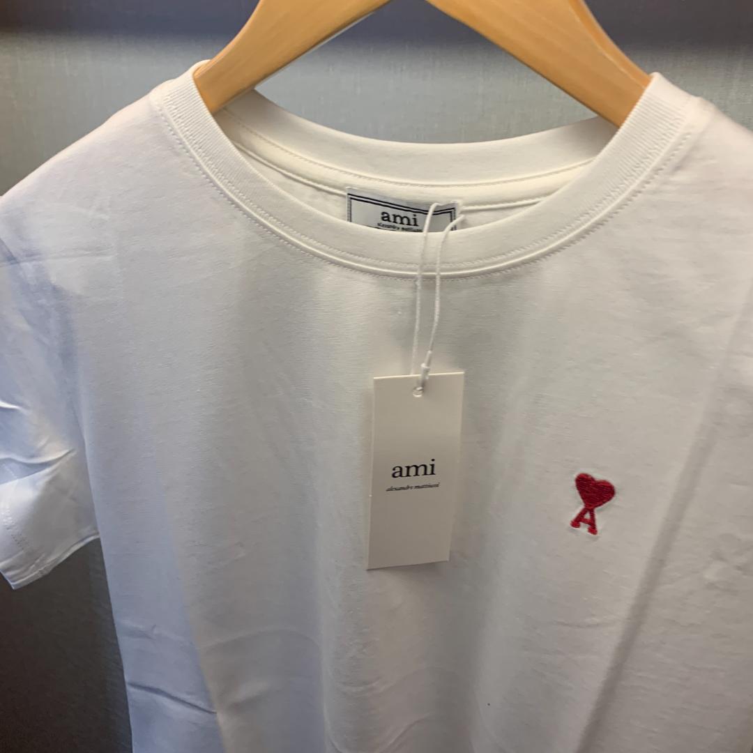 新品未使用 Ami paris アミ パリス Tシャツ Mサイズ - メルカリ
