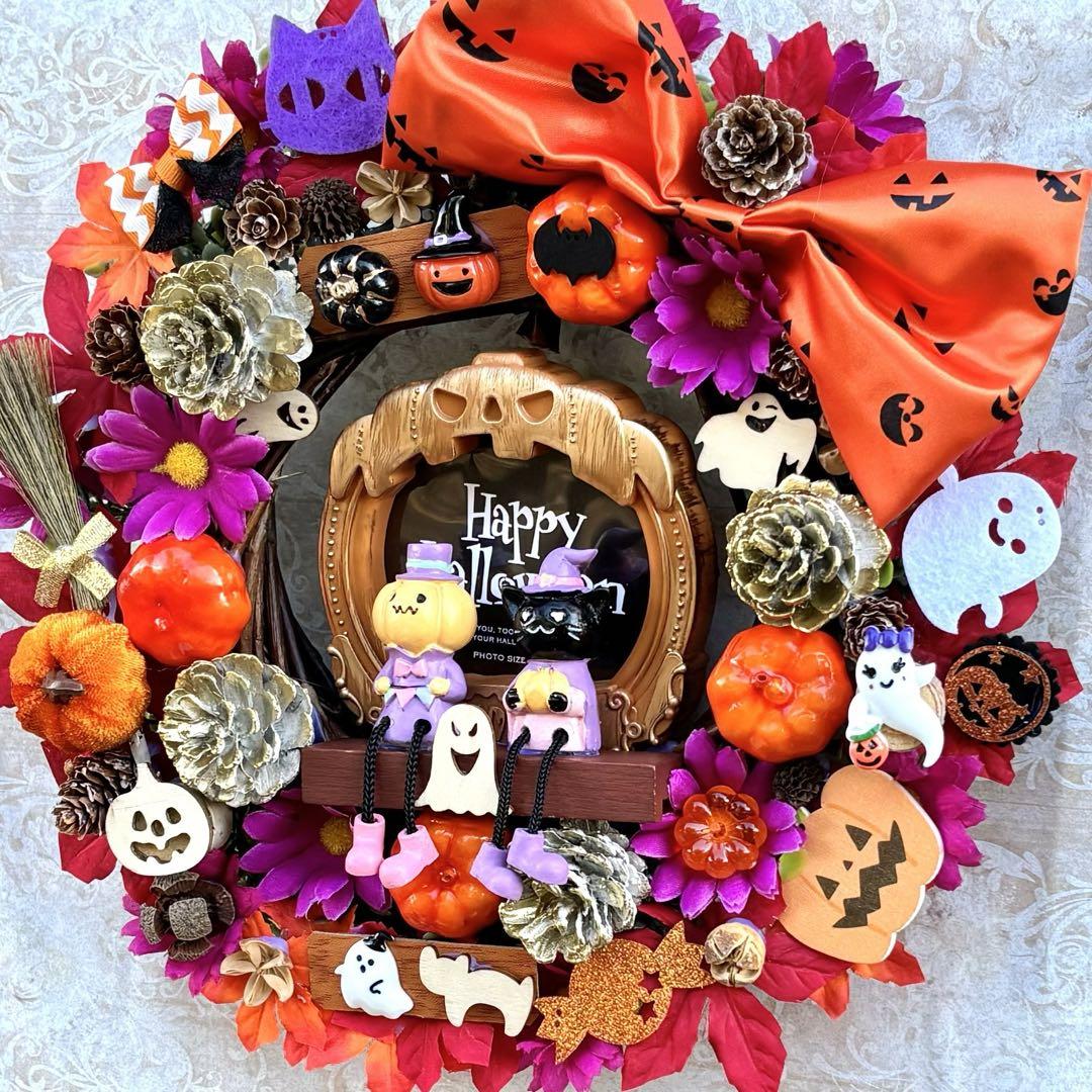 えだまめ♡ハロウィン♡フラワーリース