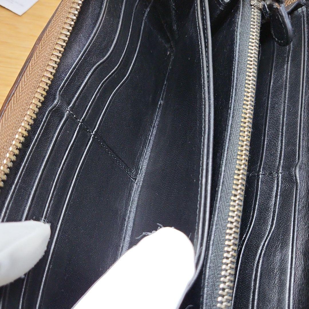 LOEWE ロエベ 長財布 ヘリテージ ラウンドファスナー ロゴ金具 レザー
