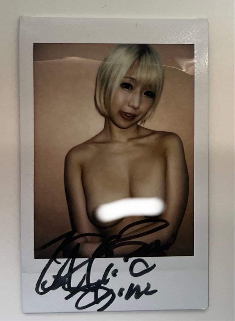 乙アリス 直筆サイン入りチェキ目立った傷や汚れなし