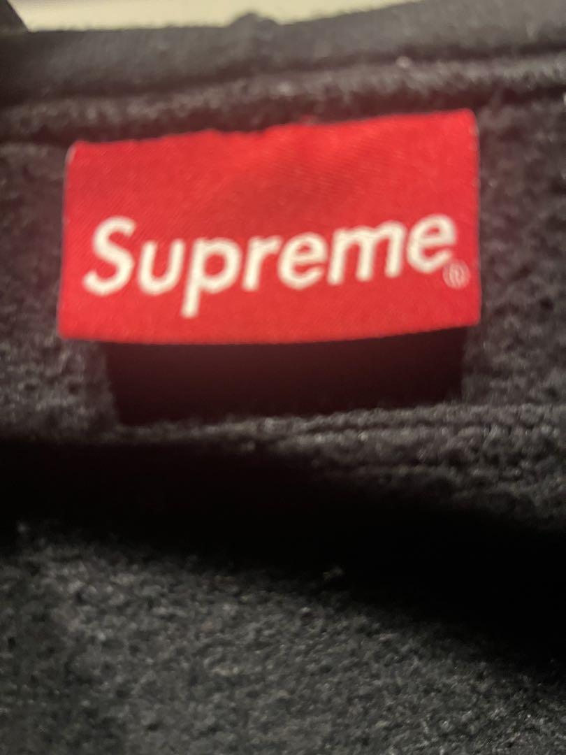 Supreme ブラック パーカーLサイズ